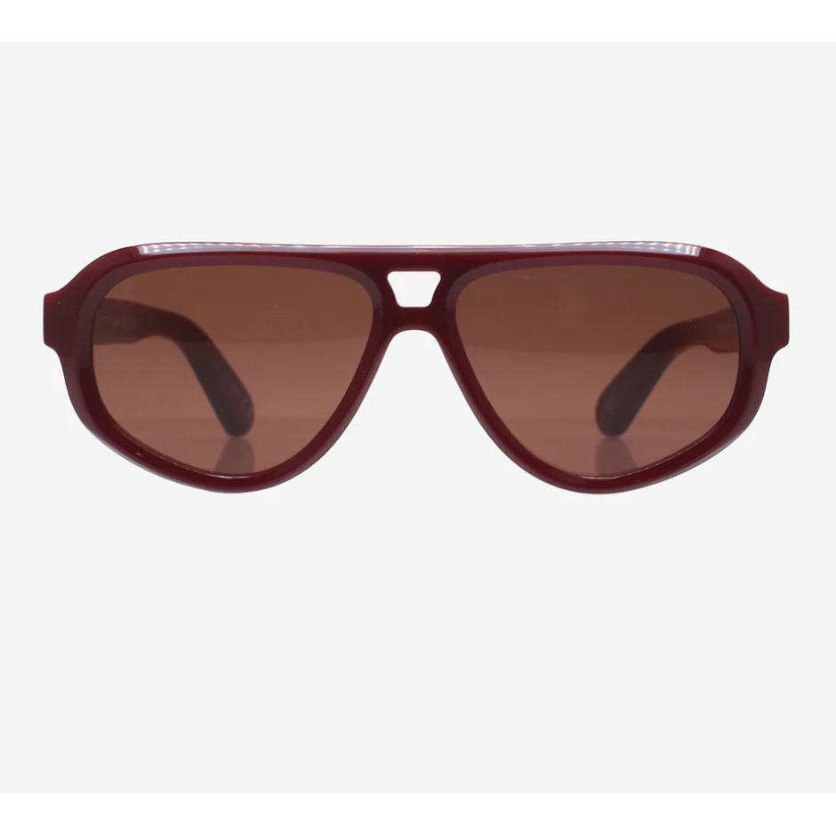 Reality Luxe Ryder Sunglasses - Merlot