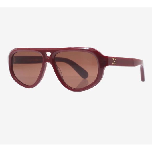 Reality Luxe Ryder Sunglasses - Merlot