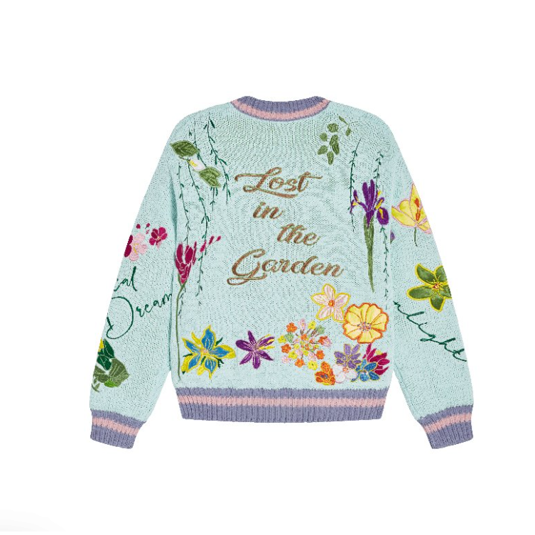 No! Jeans Lost In The Garden Cardigan
