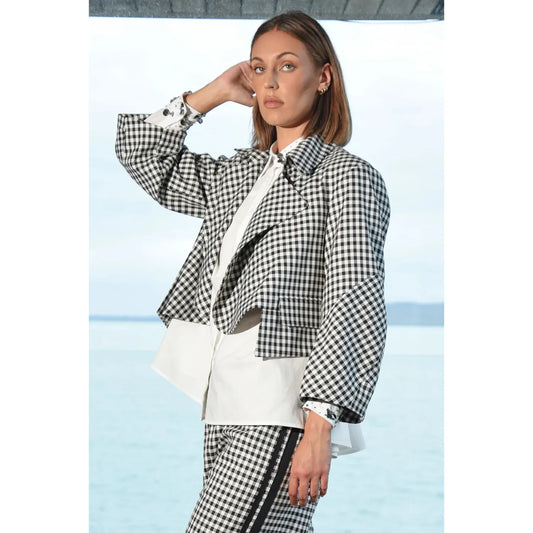 Trelise Cooper Art of Me Jacket - Black/Gingham