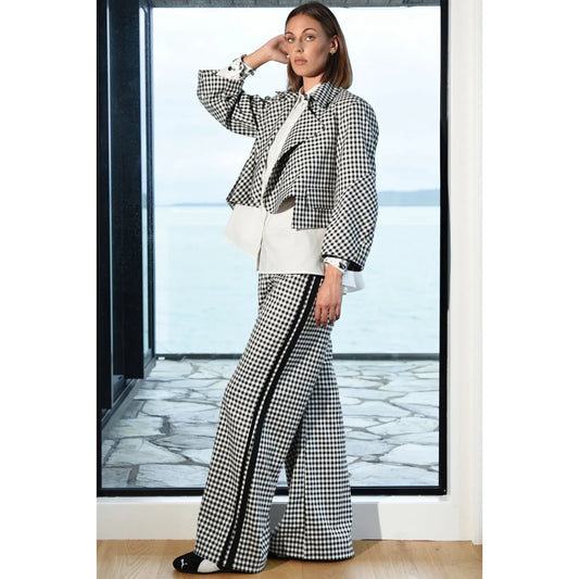 Trelise Cooper Walk and Talk Trouser - Black/White