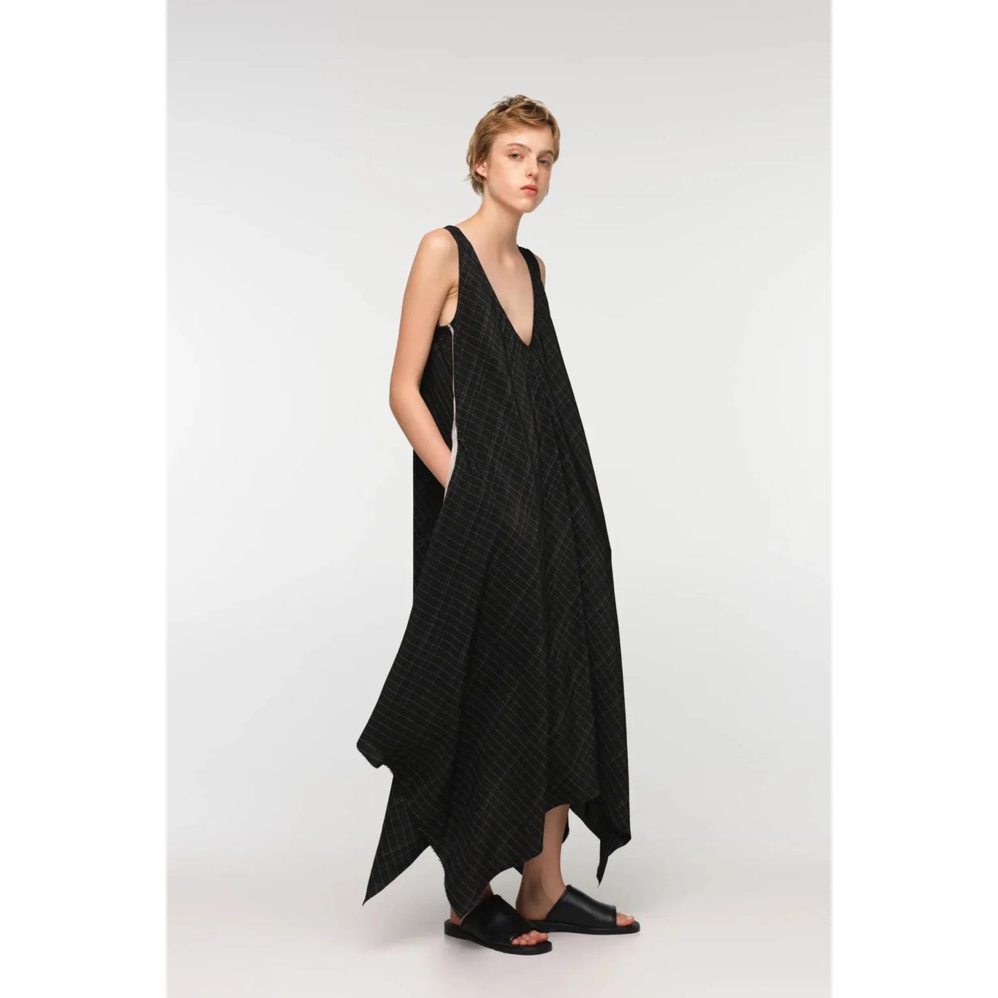 La Vaca Loca Cognac Dress - Black