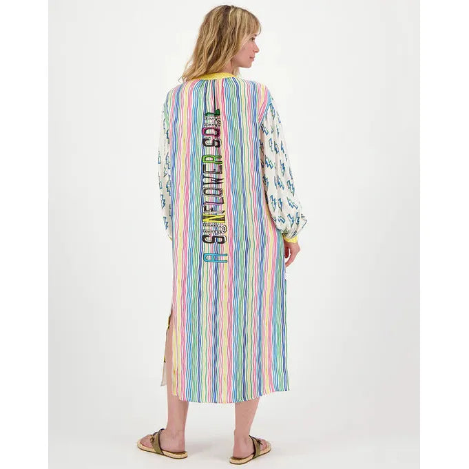 Me 369 Hanna Placket Dress - Enlightenment