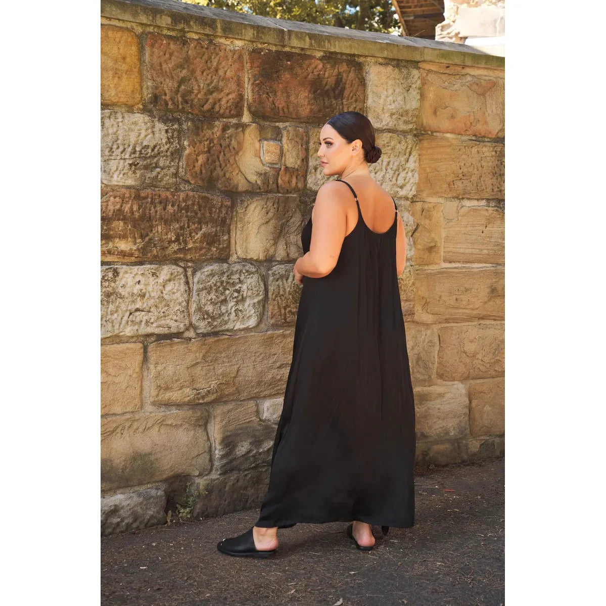 Meg By Design Gemma Long Slip - Black