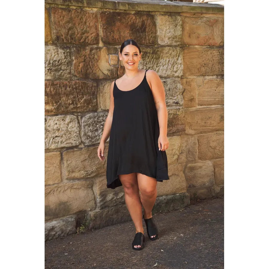 Meg By Design Short Gemma Slip - Black