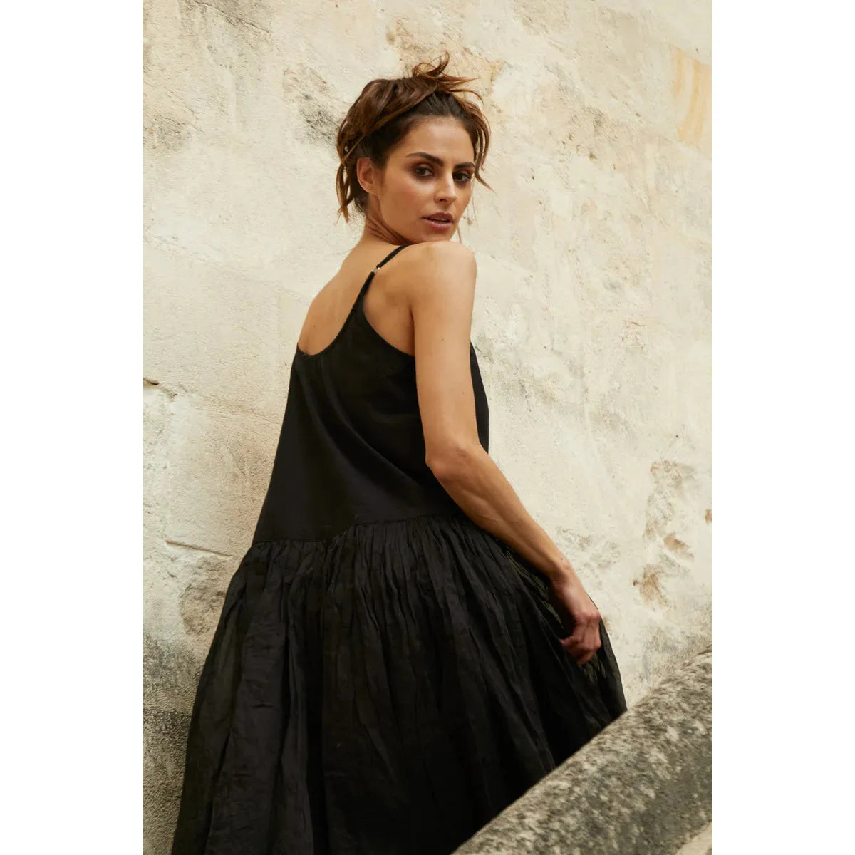 Meg By Design Tutu Long Slip - Black