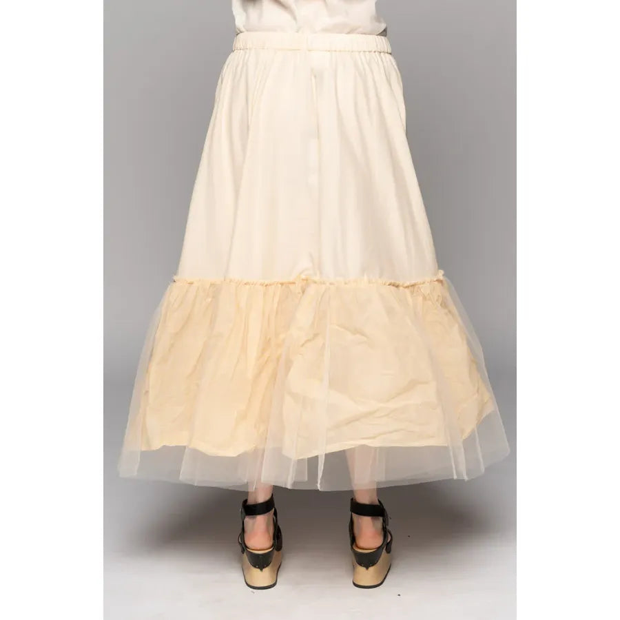 Dogstar Sorrel Tulle Skirt - Natural