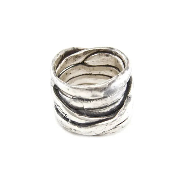 Pesci Che Volano Gomitolo Silver Ring