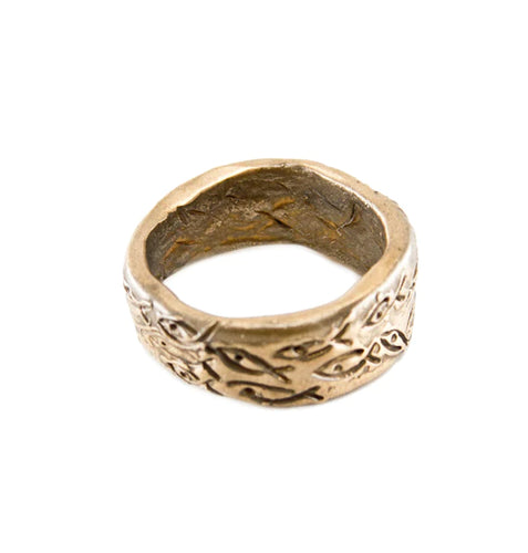 Pesci Che Volano Multipesci Ring - Bronze
