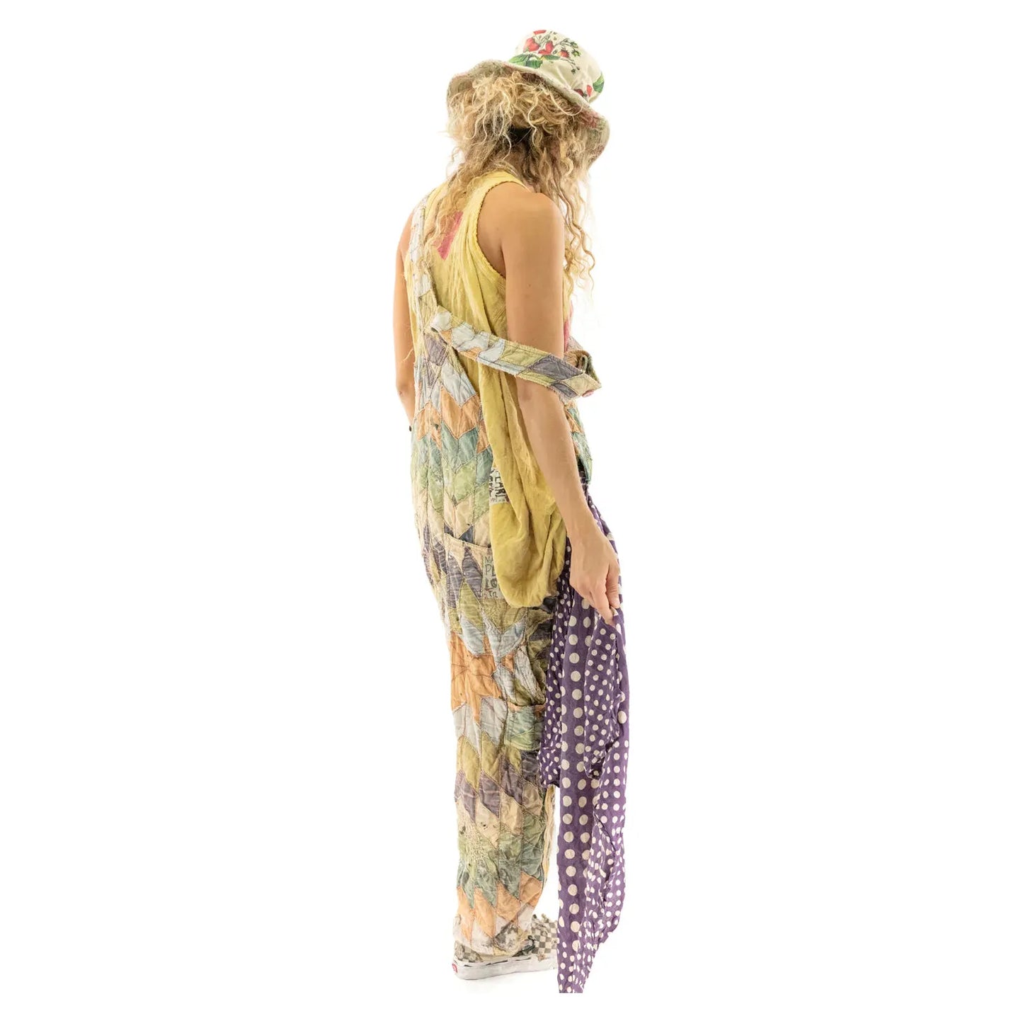 Magnolia Pearl Quiltwork Peace Junkie Overall 052
