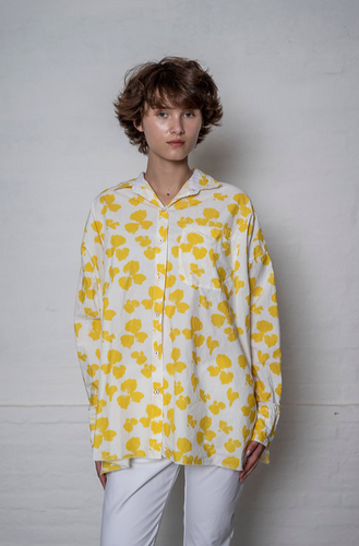 Hannoh + Wessel Clarence Shirt - Yellow Floral