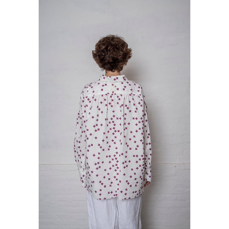 Hannoh + Wessel Clarence Shirt - Berry