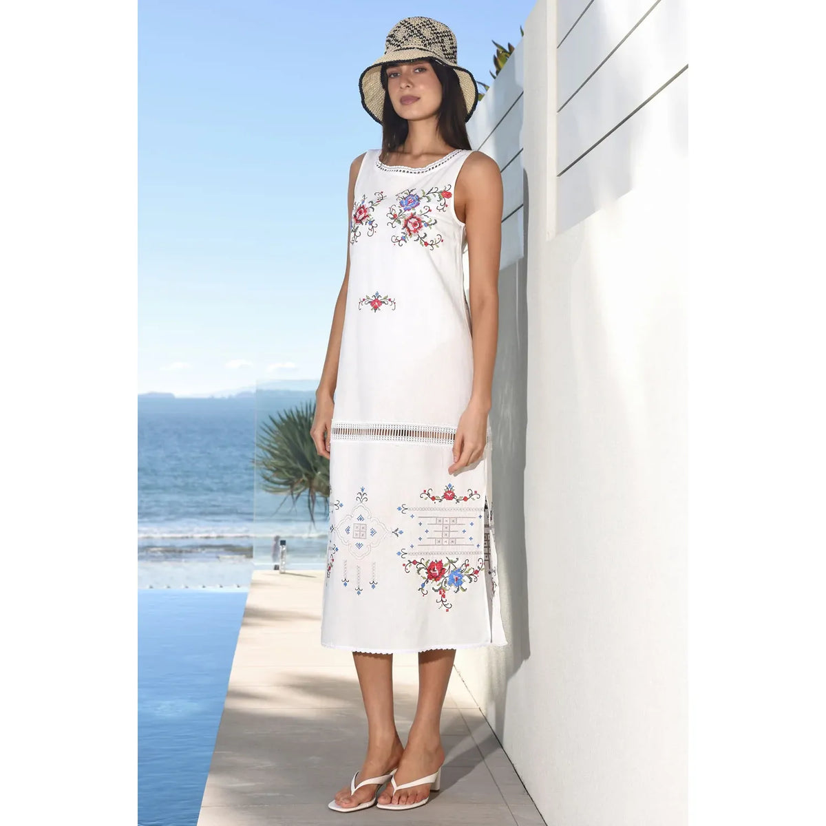 Trelise Cooper Sewing Lovely Dress - White