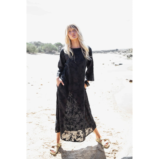 One Season Deia Embroidered Dress