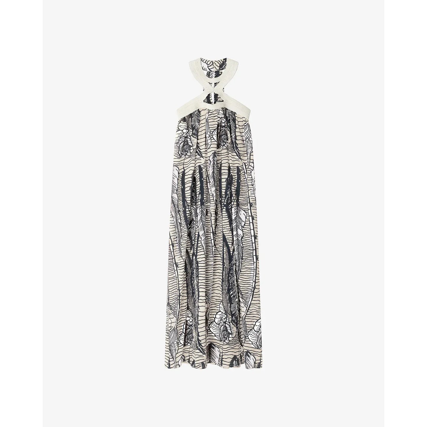 Mes Demoiselles Delina Dress - Brown Print