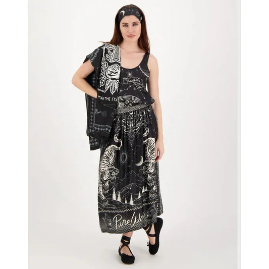 Me 369 Vanessa Midi Skirt - Magic