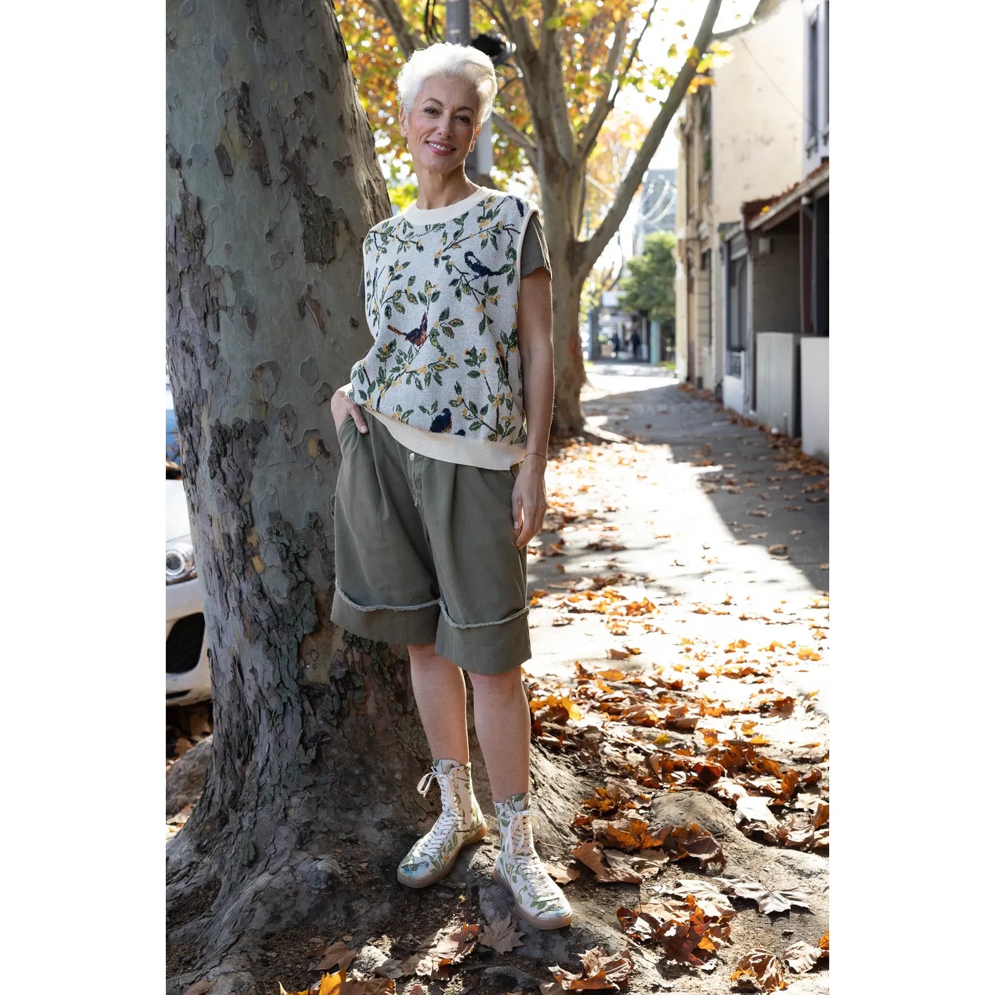 M.A Dainty Sofa Vest - Birds