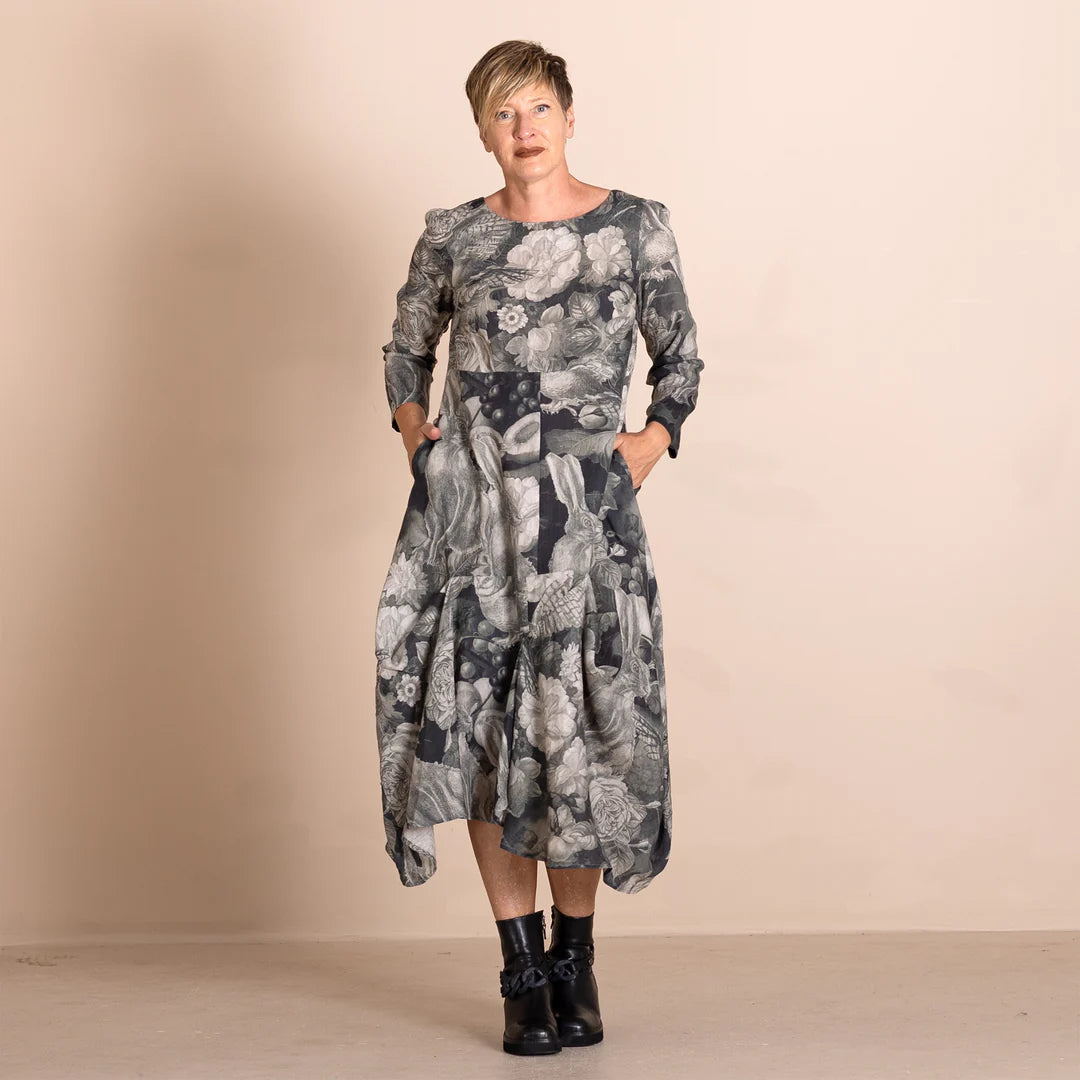 Megan Salmon Origami Romance Dress - Wonderland