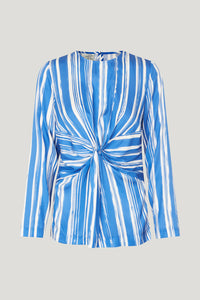 Baum Und Pferdgarten Malu Blouse - Blue Stripe