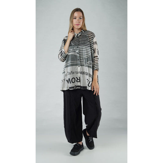 Studio Rundholz Blouse 3600401 - Black Print