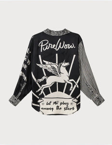Me 369 Isabel Shirt - Black Magic