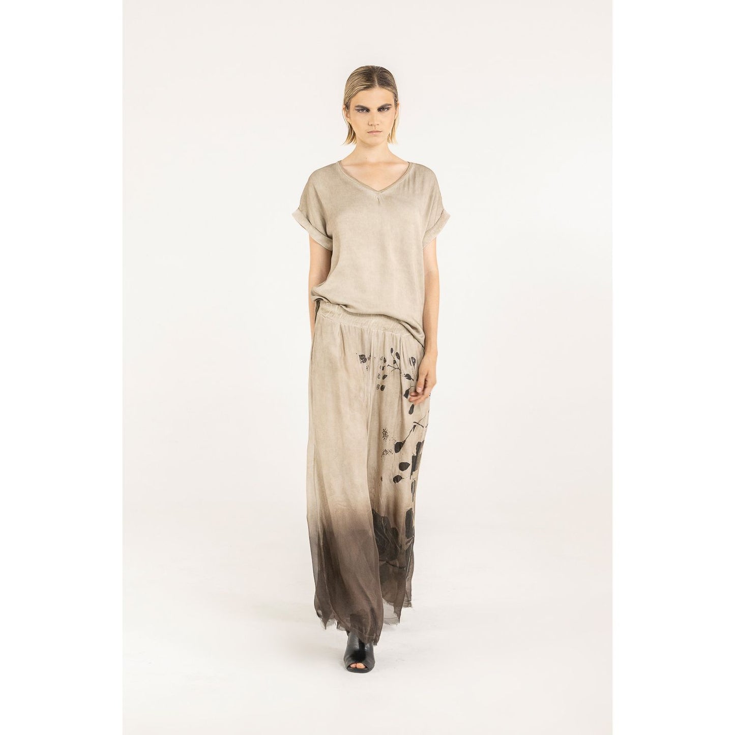 Sanctamuerte Pants S285 - Sand Shell/Print Tobacco