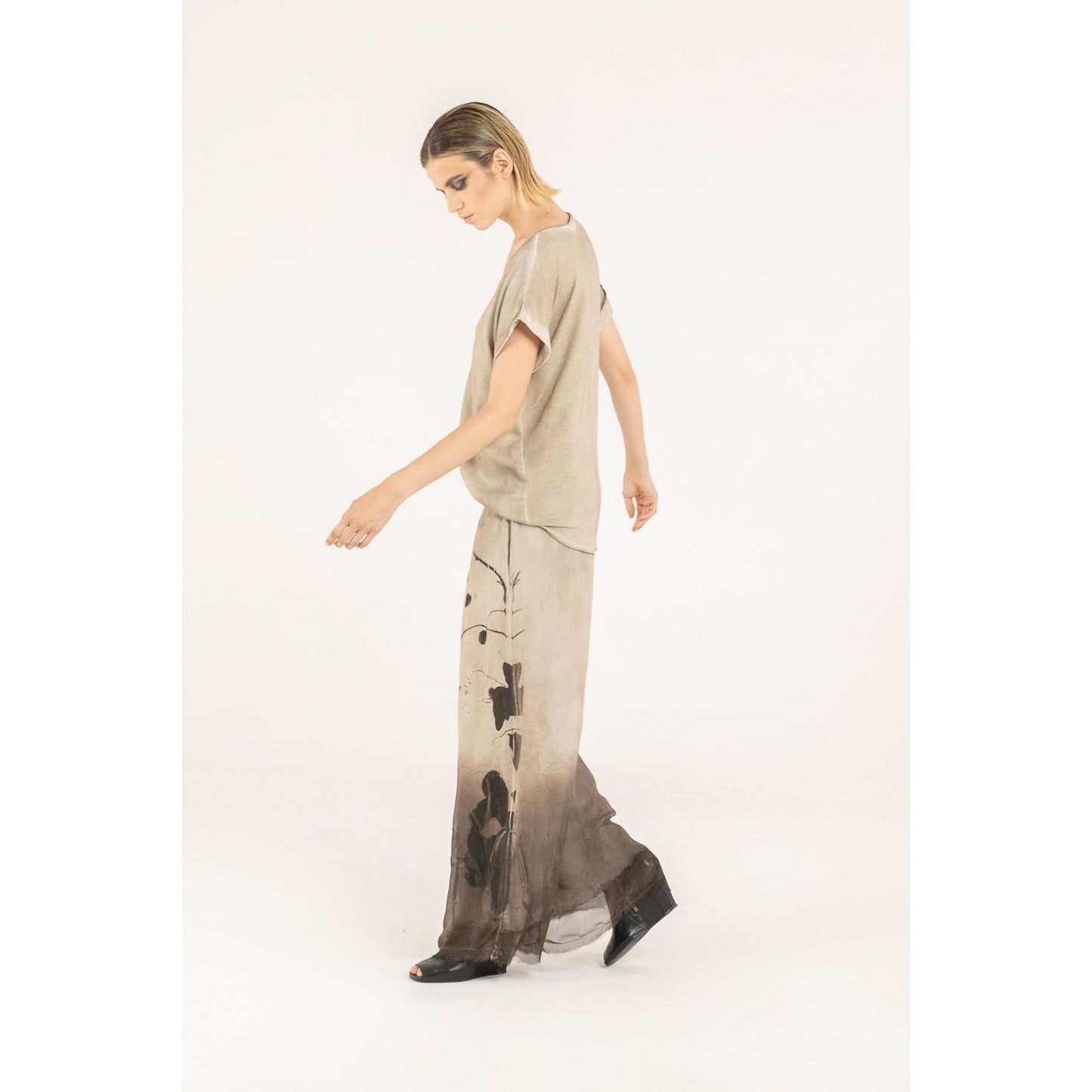 Sanctamuerte Pants S285 - Sand Shell/Print Tobacco