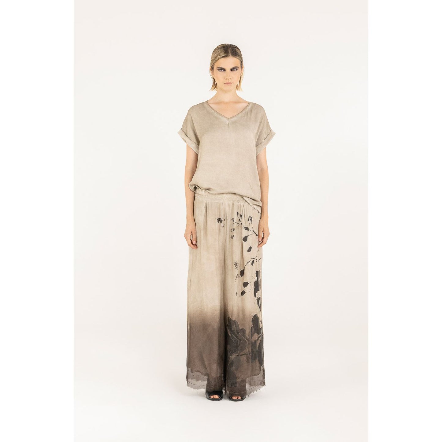 Sanctamuerte Pants S285 - Sand Shell/Print Tobacco