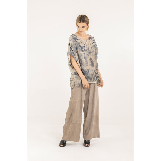 Sanctamuerte Top S277 - Sand Shell Print