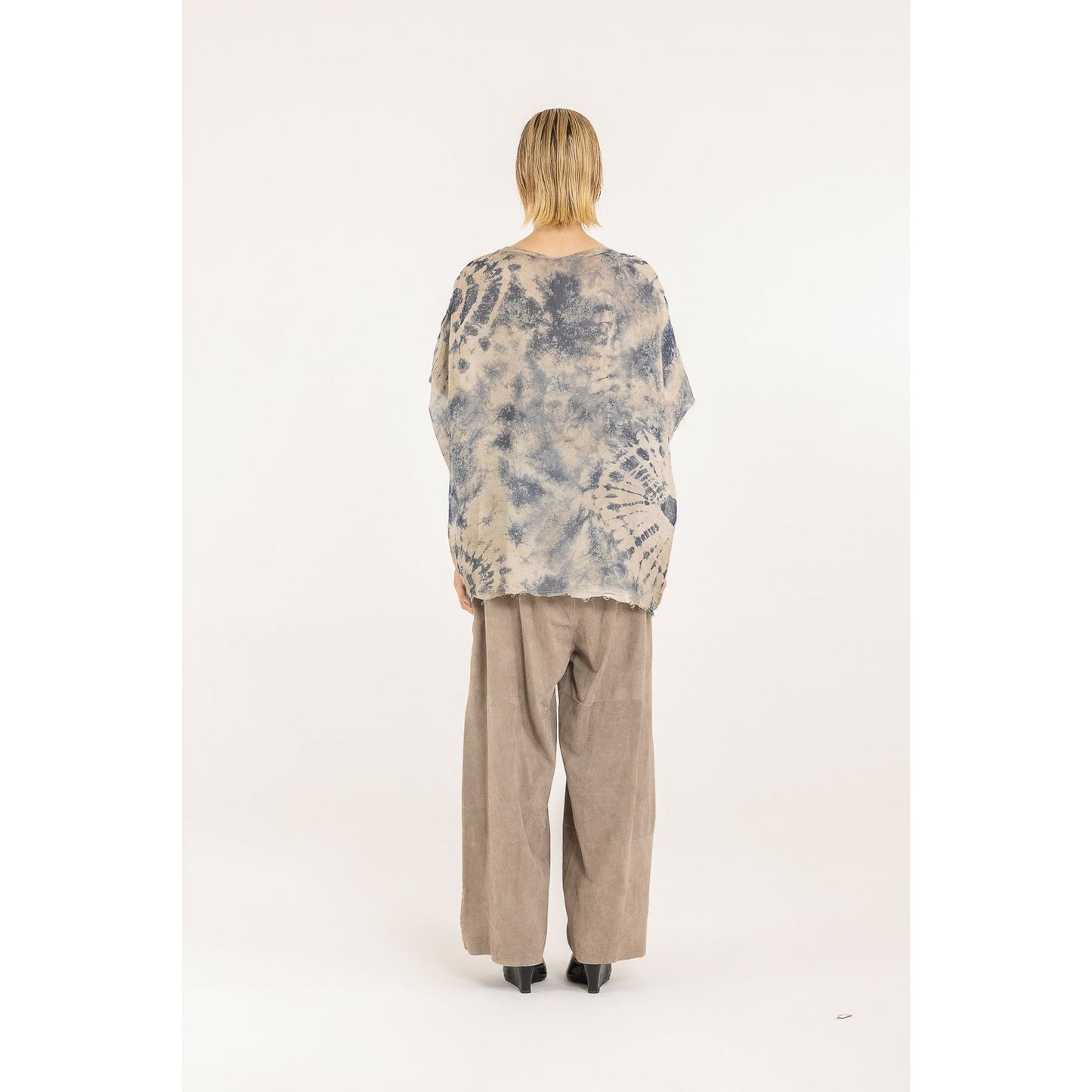 Sanctamuerte Top S277 - Sand Shell Print