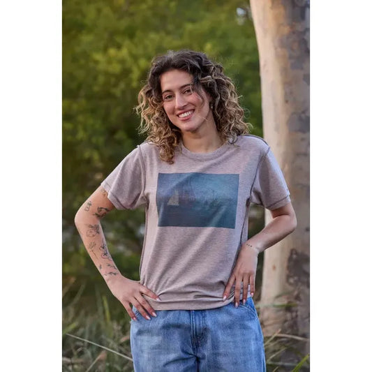 Circular By Maud Alice Dainty Reflections Tee - Boyfriend Print