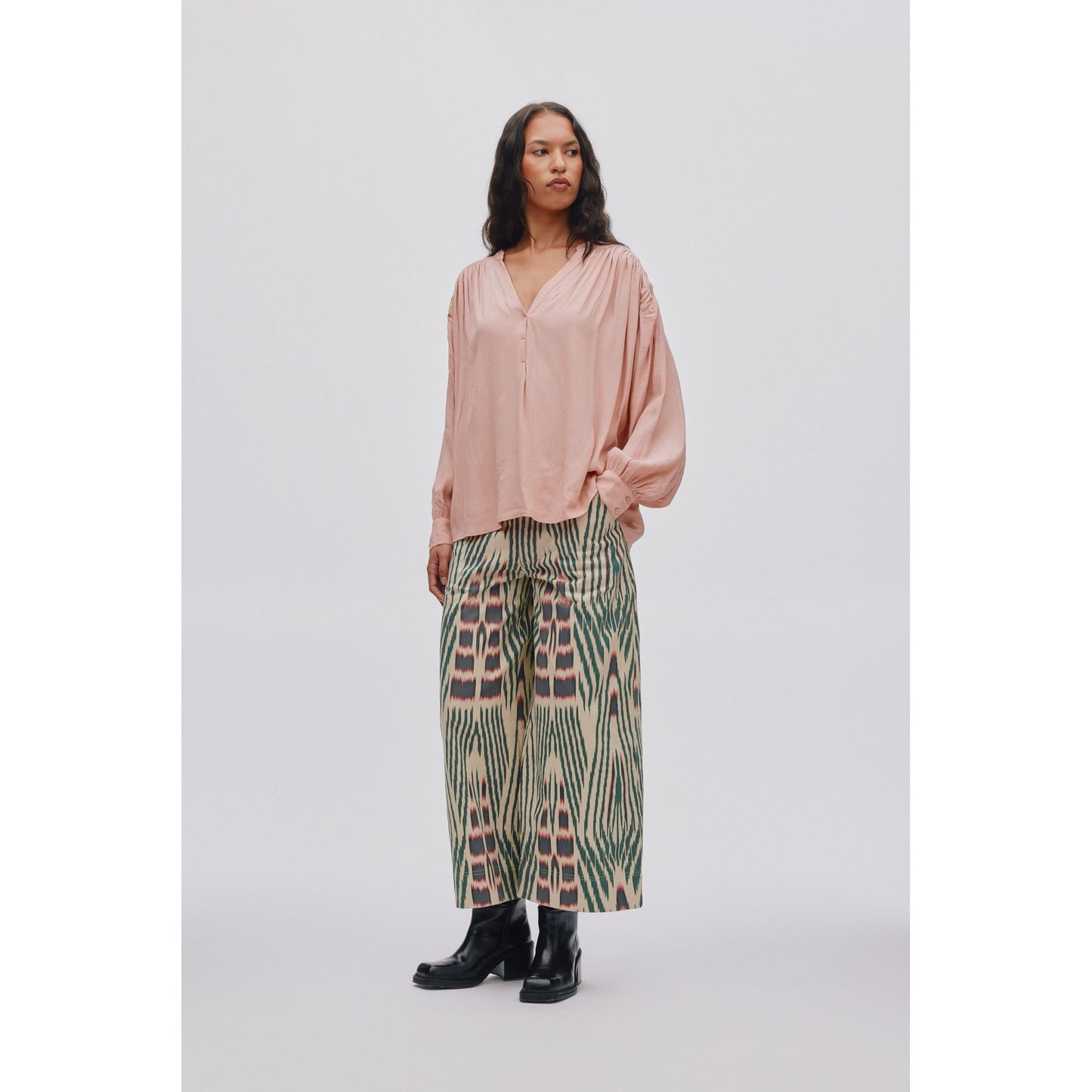 Rabens Saloner Ikat Combat Crop Pant