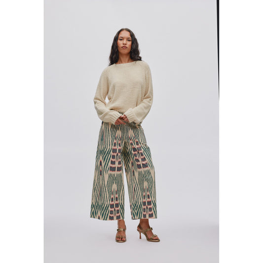 Rabens Saloner Ikat Combat Crop Pant