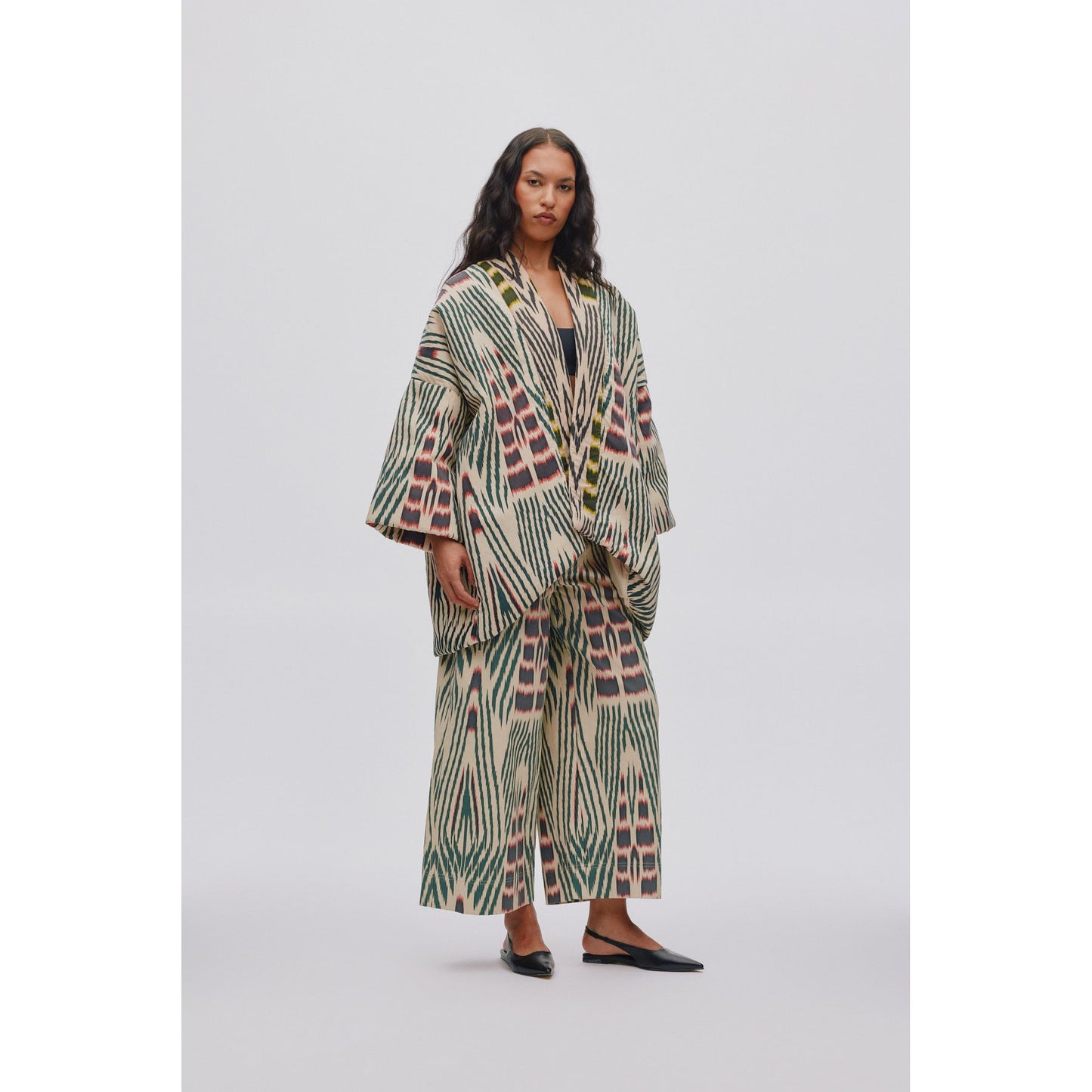 Rabens Saloner Ikat Padded Kimono