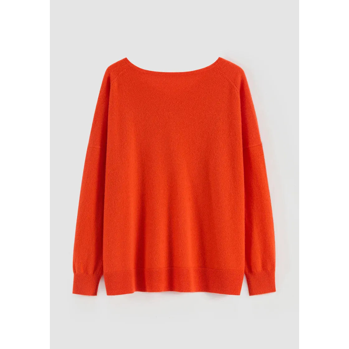 ALEGER Cashmere Blend Classic V Knit 21 - Fire