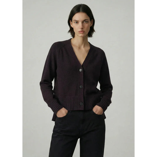Aleger Most Favorite Cardi 159 - Eggplant