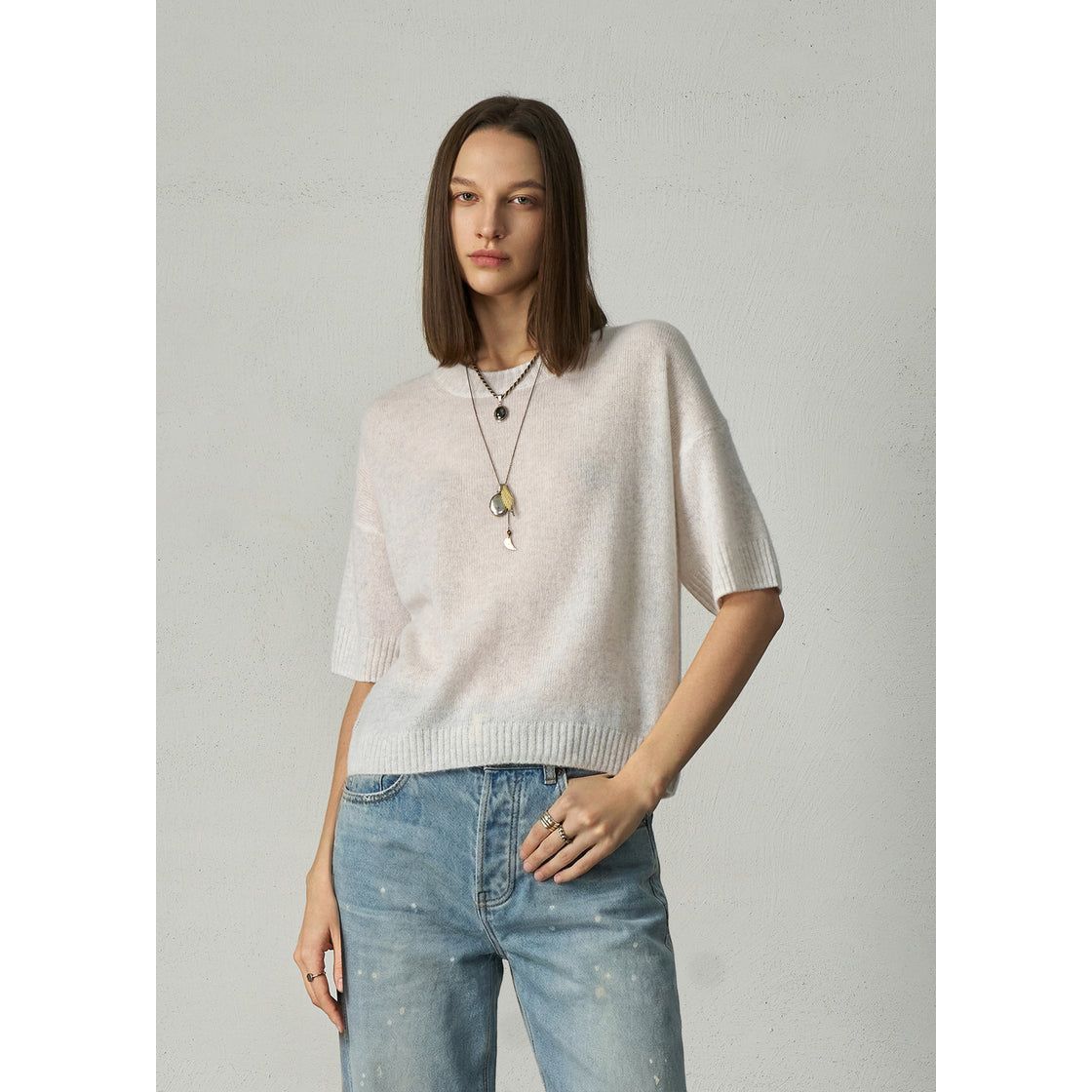 ALEGER Cashmere Featherweight Top 273 - Terry2