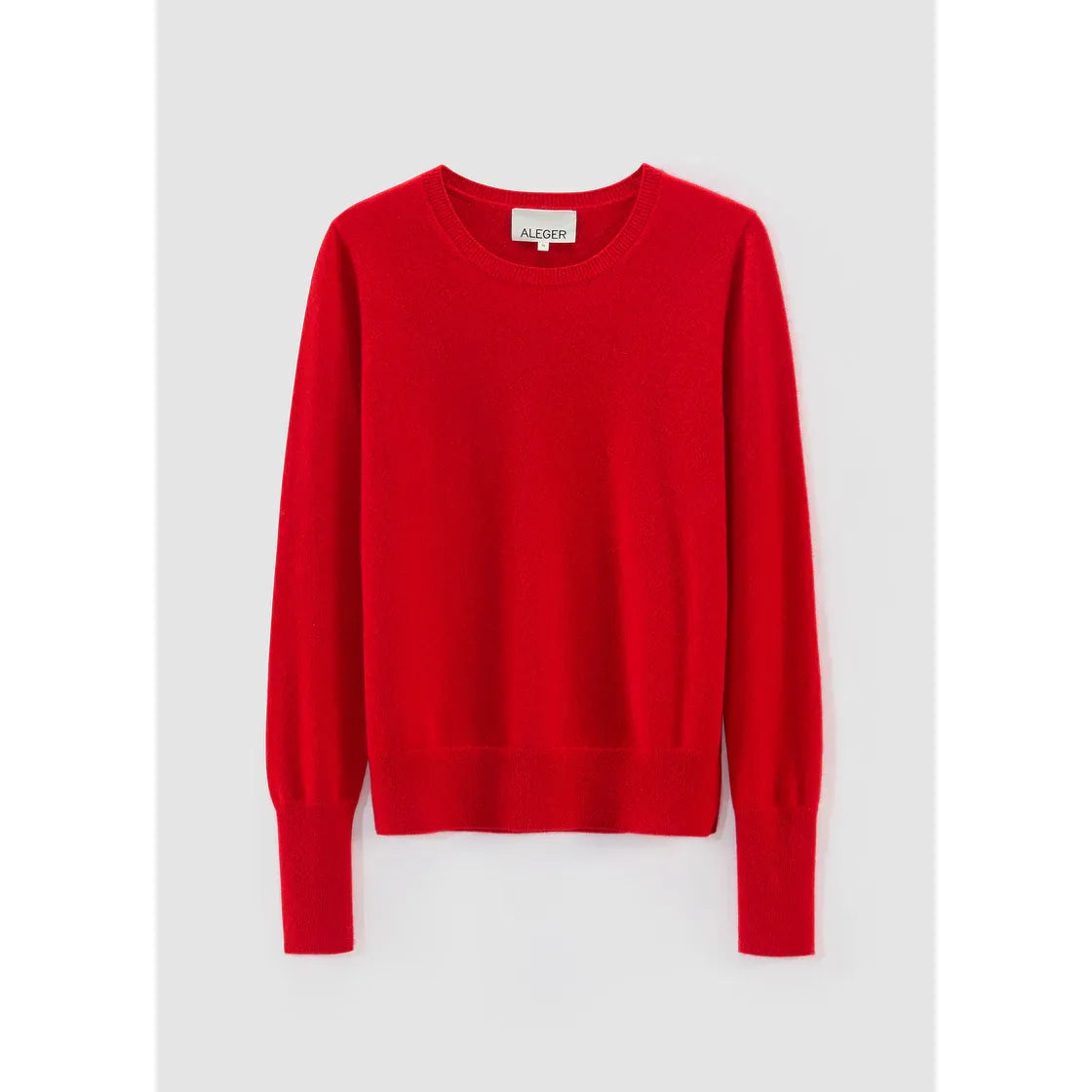 Aleger Cashmere Classic Crew 407 - Poppy