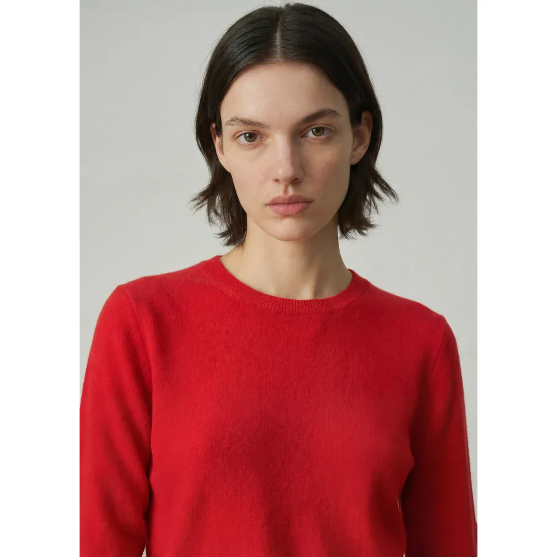 Aleger Cashmere Classic Crew 407 - Poppy