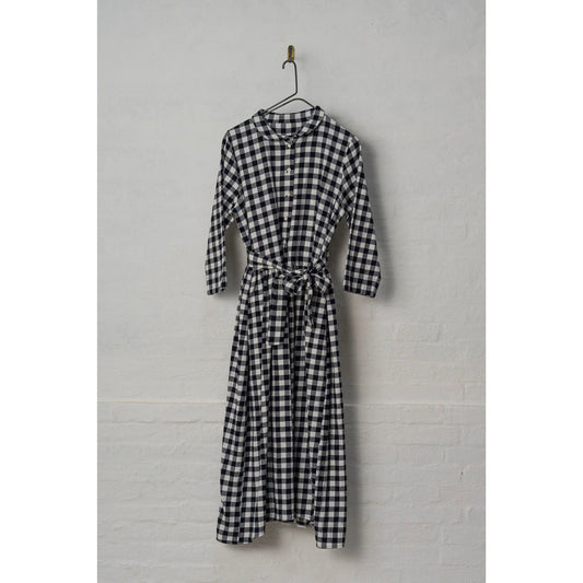 Hannoh + Wessel Daila Dress - Navy Check