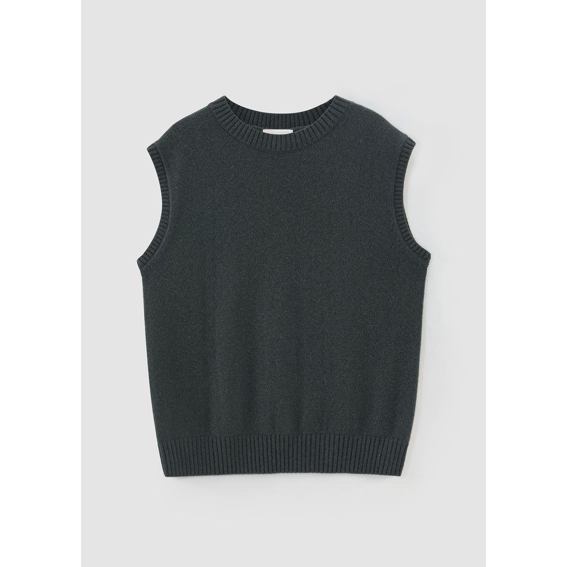 ALEGER Cashmere Blend Billie Vest 489 - Kale