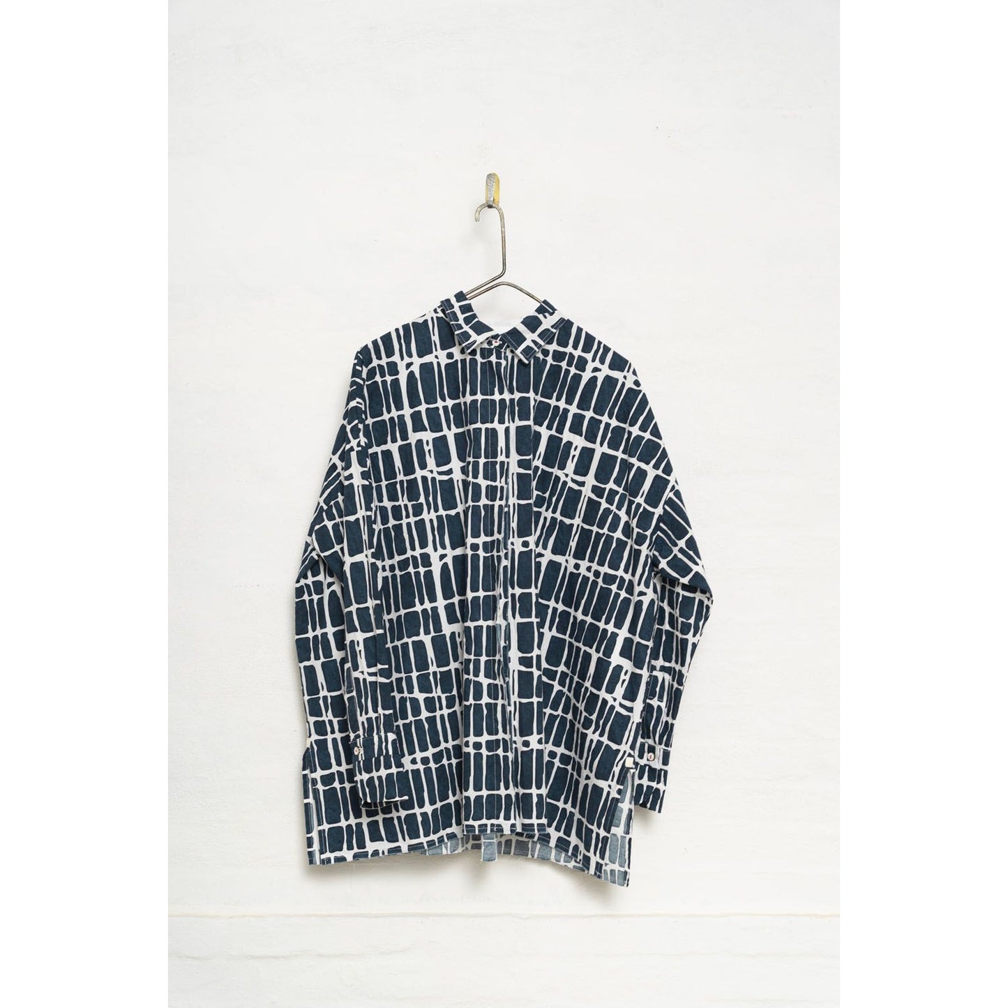 Hannoh + Wessel Camelia Shirt 376 - Blue Check