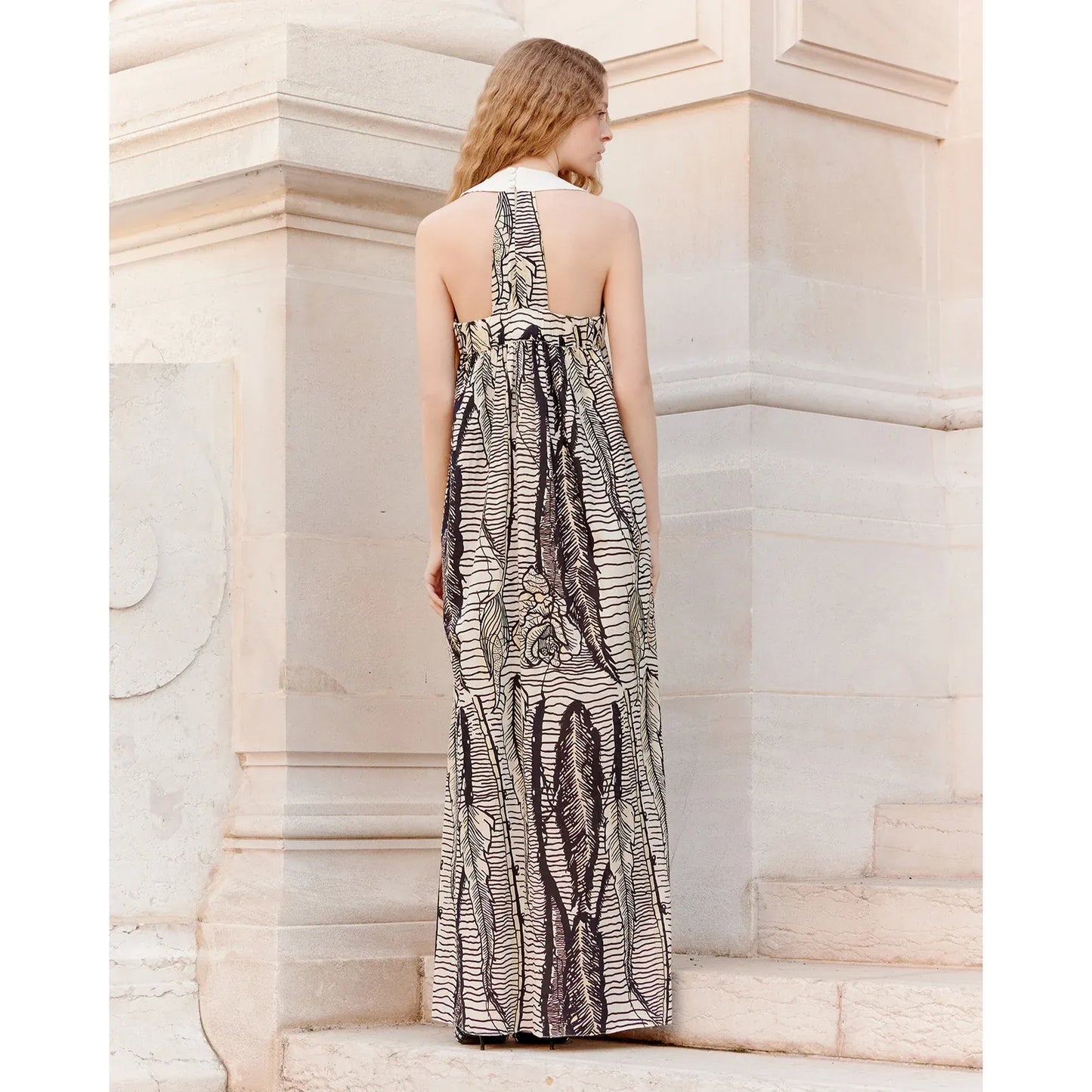 Mes Demoiselles Delina Dress - Brown Print