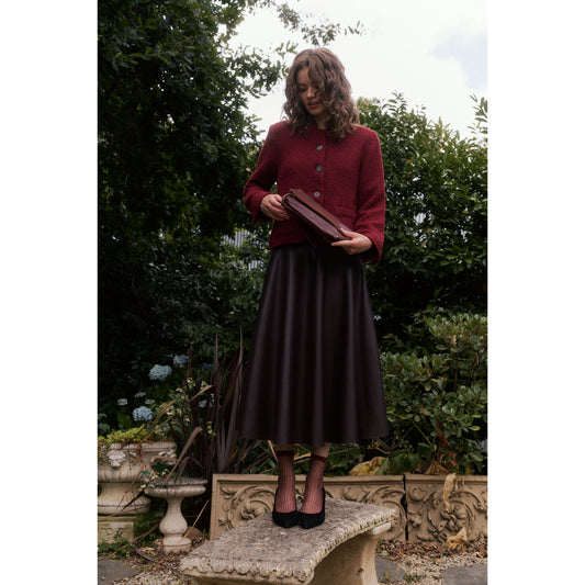 Vale and Ward Bosely Skirt - Chocolate