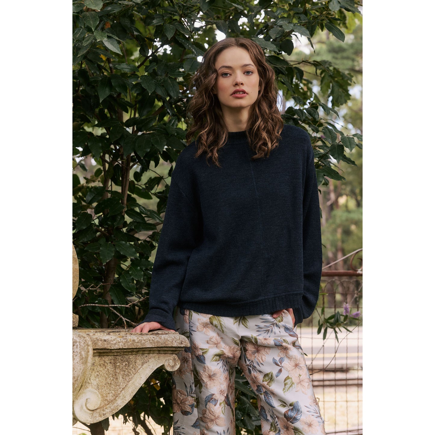 Vale and Ward Paloma Knit - Charcoal Marl