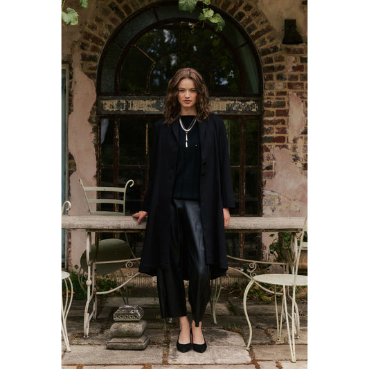Vale and Ward Meegan Coat - Black Heart