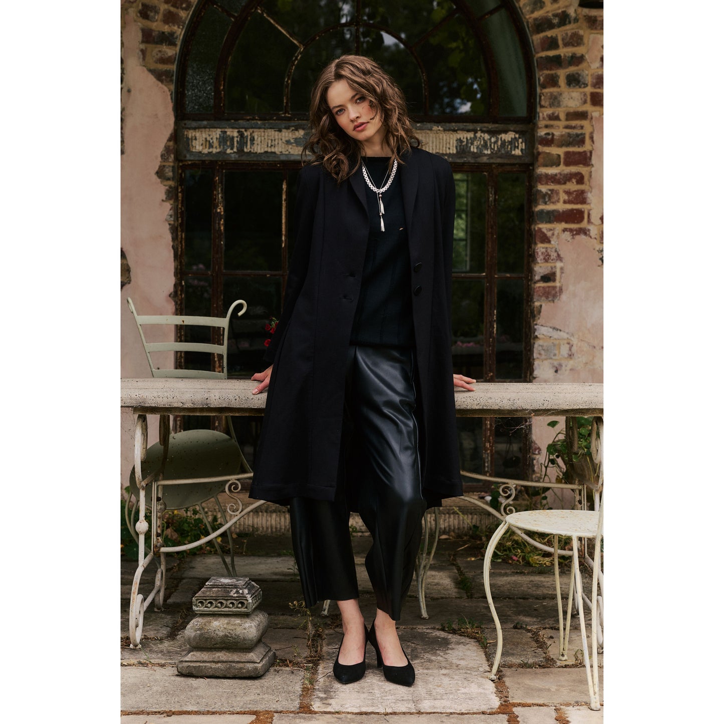 Vale and Ward Meegan Coat - Black Heart