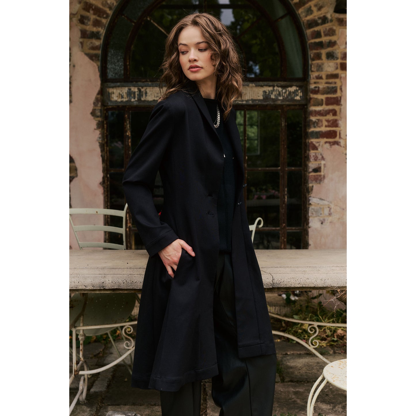 Vale and Ward Meegan Coat - Black Heart