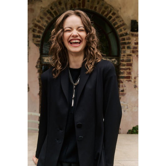 Vale and Ward Meegan Coat - Black Heart