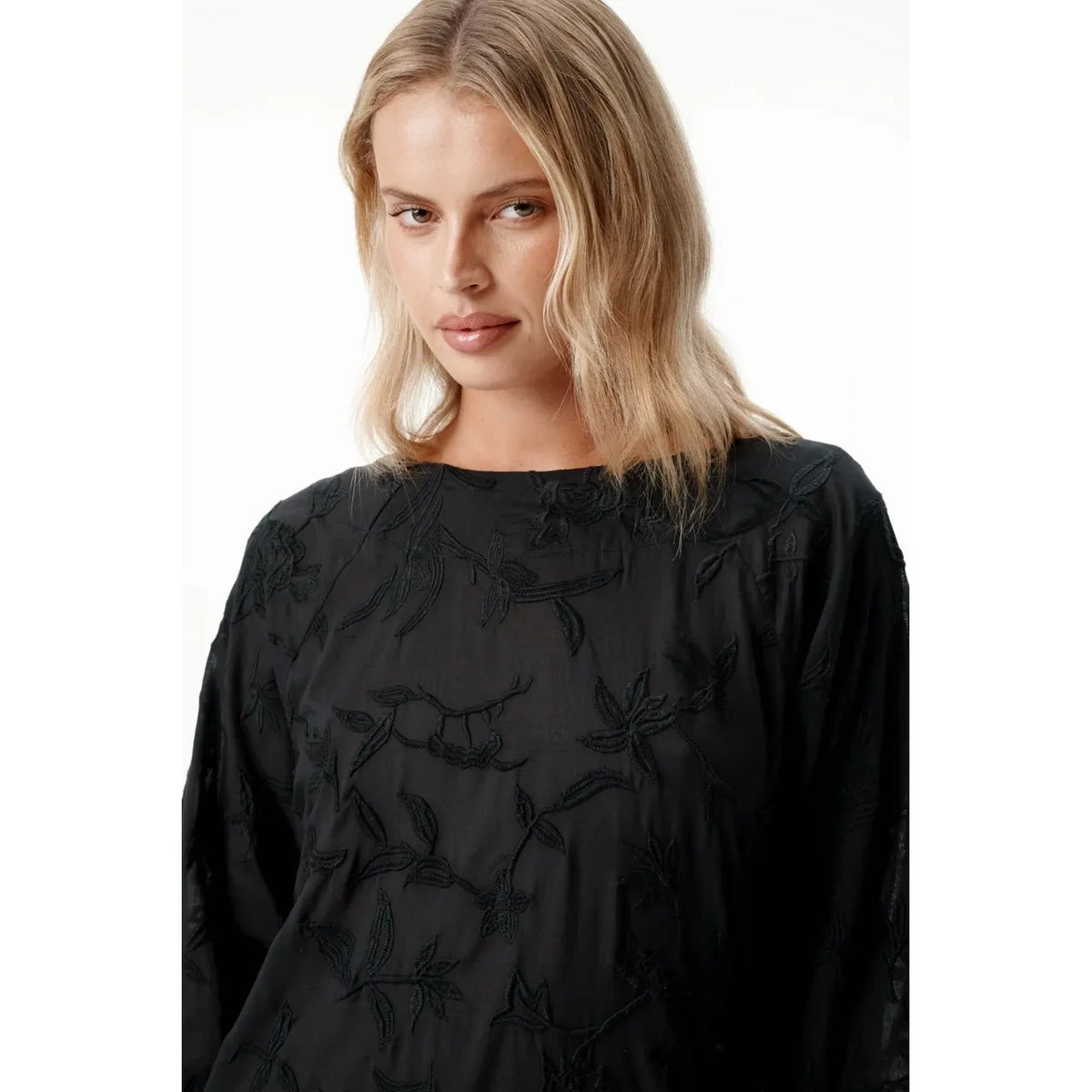 One Season Deia Embroidered Dress